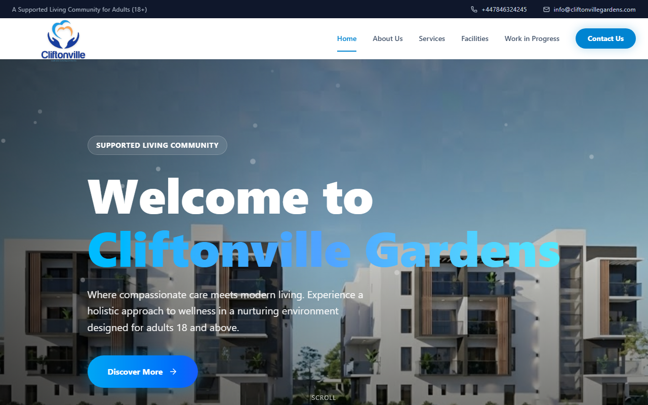 Cliftonville Gardens live screenshot
